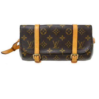 Louis Vuitton Marelle Waist Bag Monogram Canvas, Brown, Canvas, Clutch