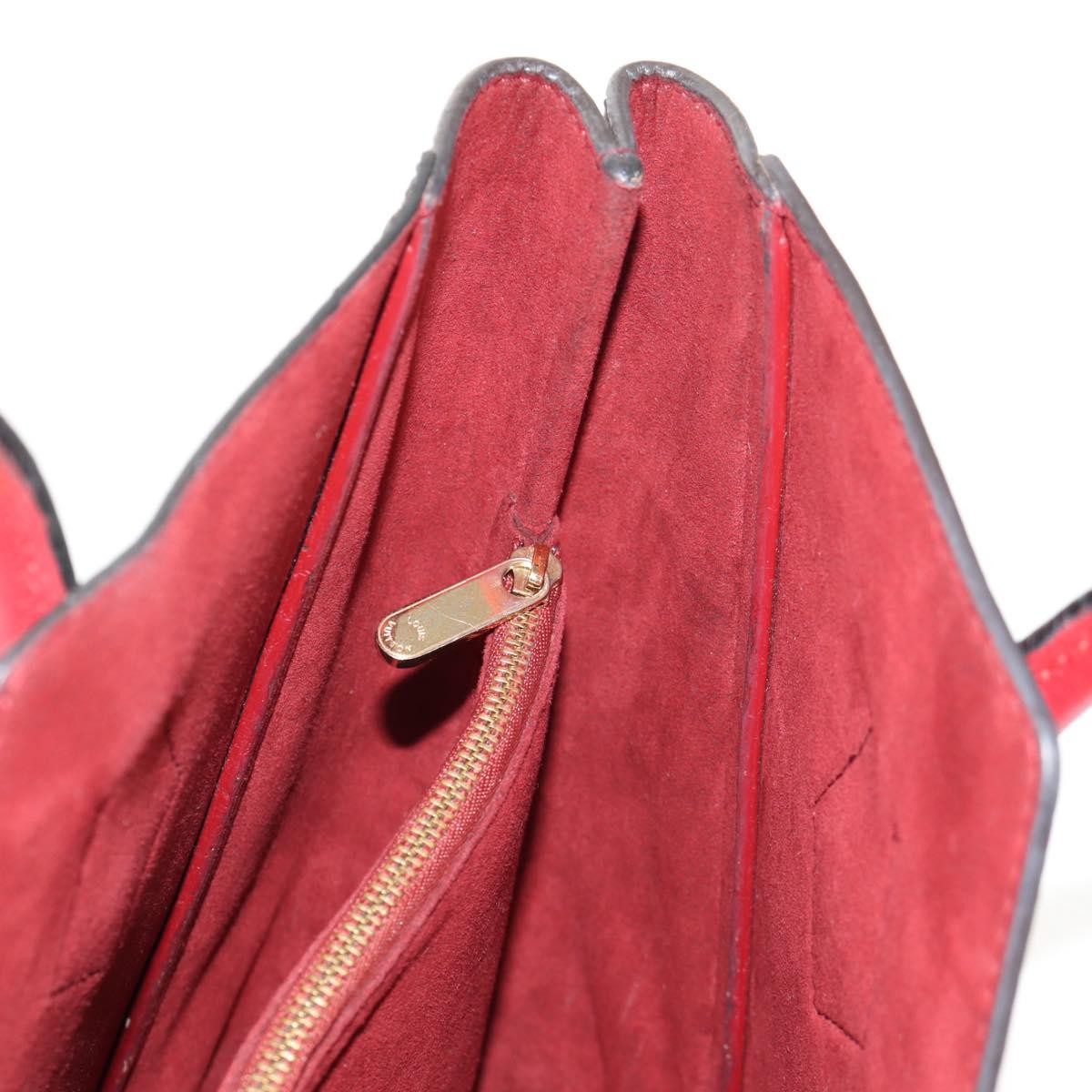 Louis Vuitton Kimono Handbag Monogram Canvas and Leather, Red, Canvas, Handbag