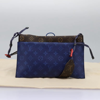 Louis Vuitton Outdoor Pouch Limited Edition Monogram Pacific Canvas, Blue, Canvas, Shoulder Bag