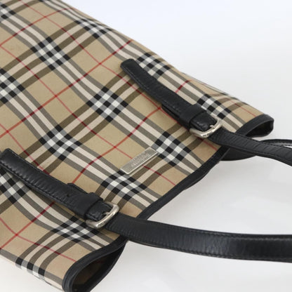 Burberry Nova Check Tote Nylon, BEIGE, NYLON, Tote bag