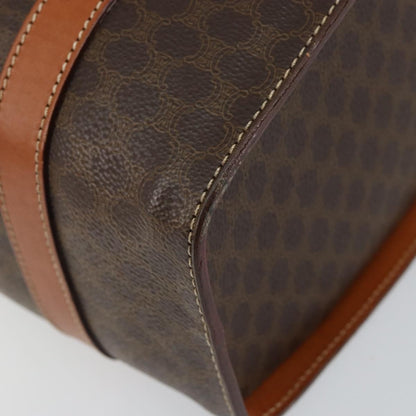 Celine Vintage Macadam Handbag Macadam, BROWN, CANVAS, Handbag