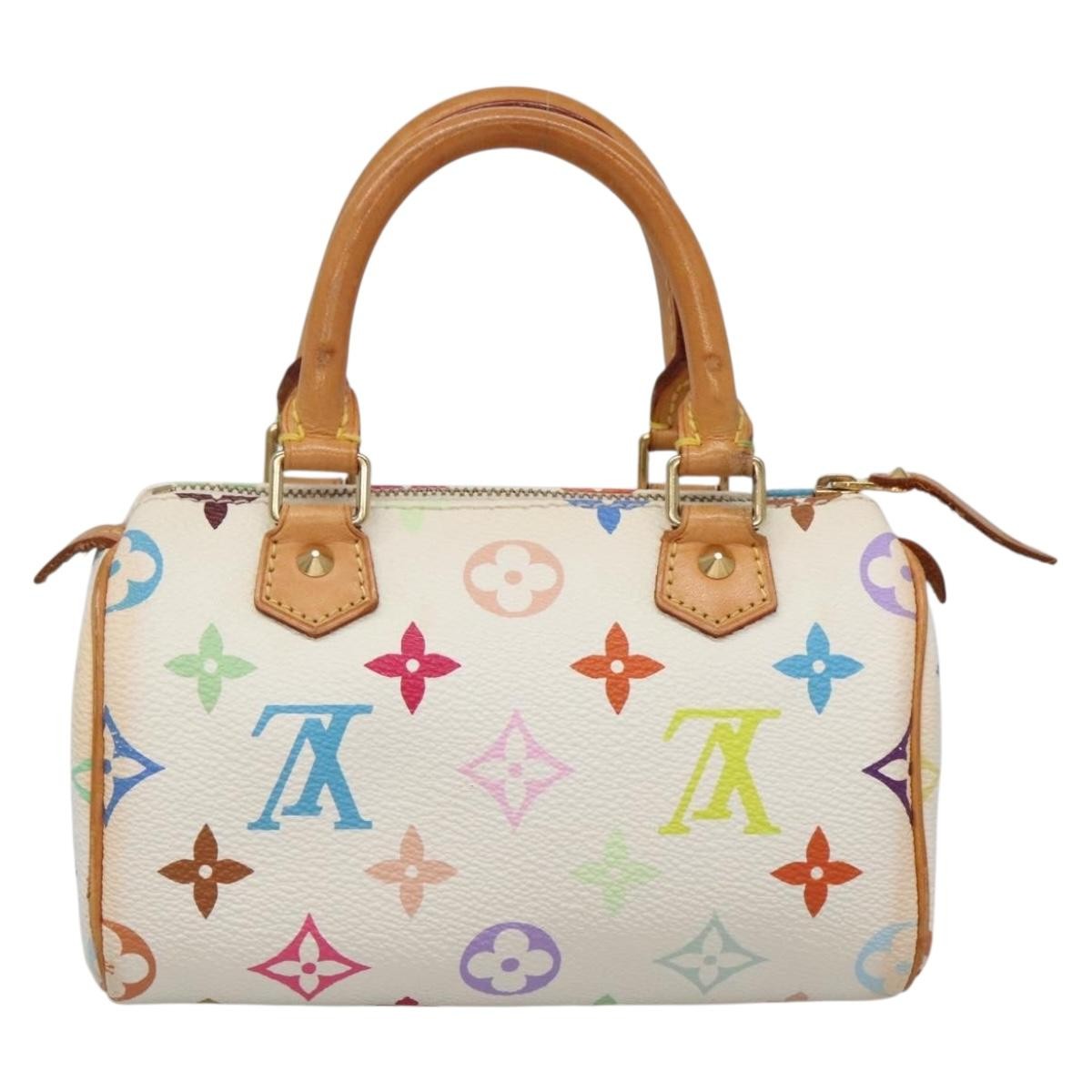 Louis Vuitton Speedy Mini HL Handbag Monogram Multicolor, MULTICOLOUR, CANVAS, Handbag