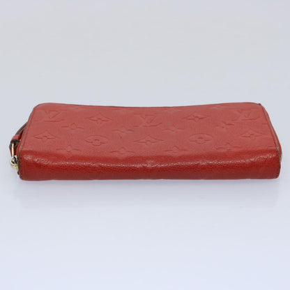 Louis Vuitton Portefeuille zippy Monogramme Empreinte Monogramme Empreinte, RED, LEATHER, Wallets