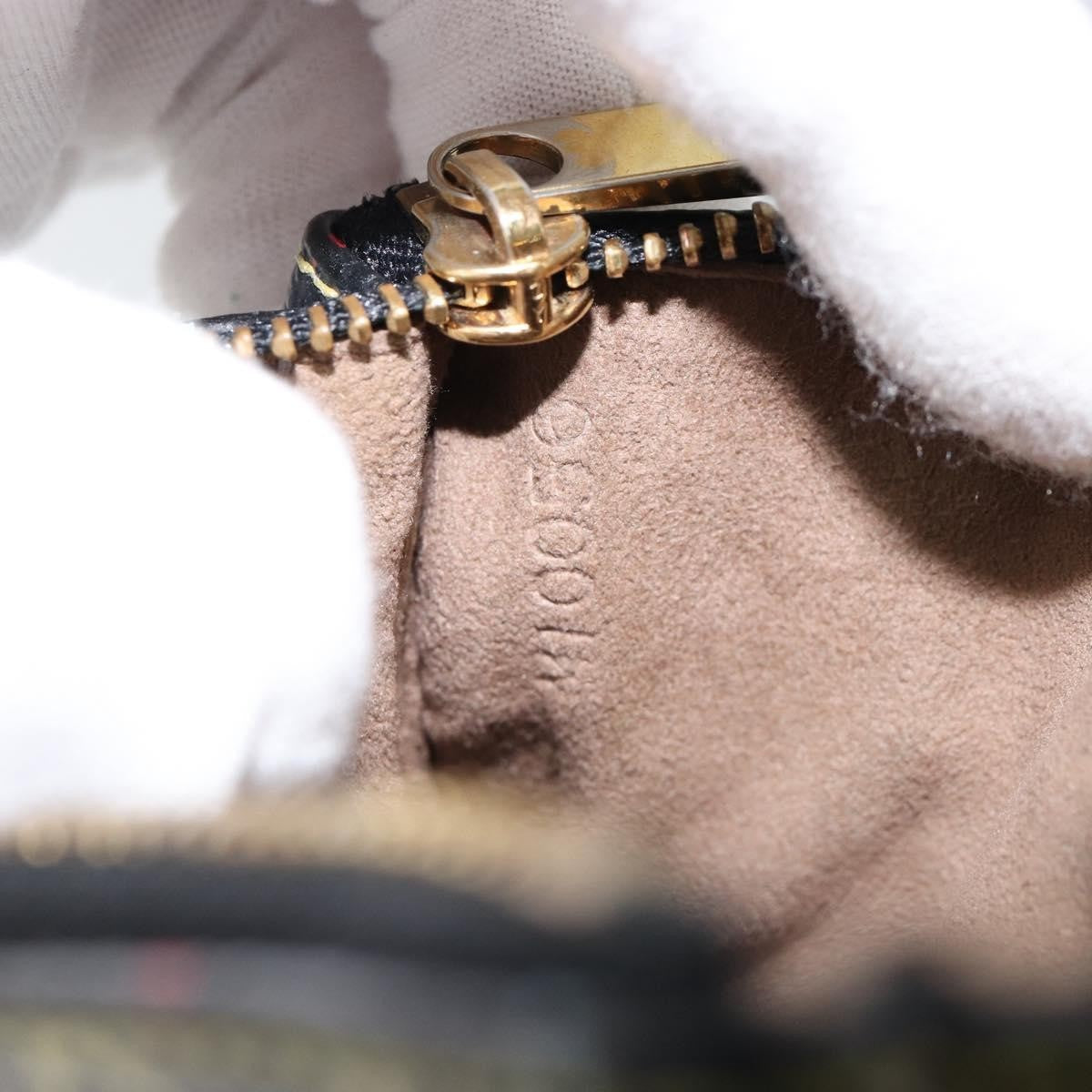 Louis Vuitton Pochette Accessoires Monogram Multicolor, BLACK, CANVAS, Clutche & pouche