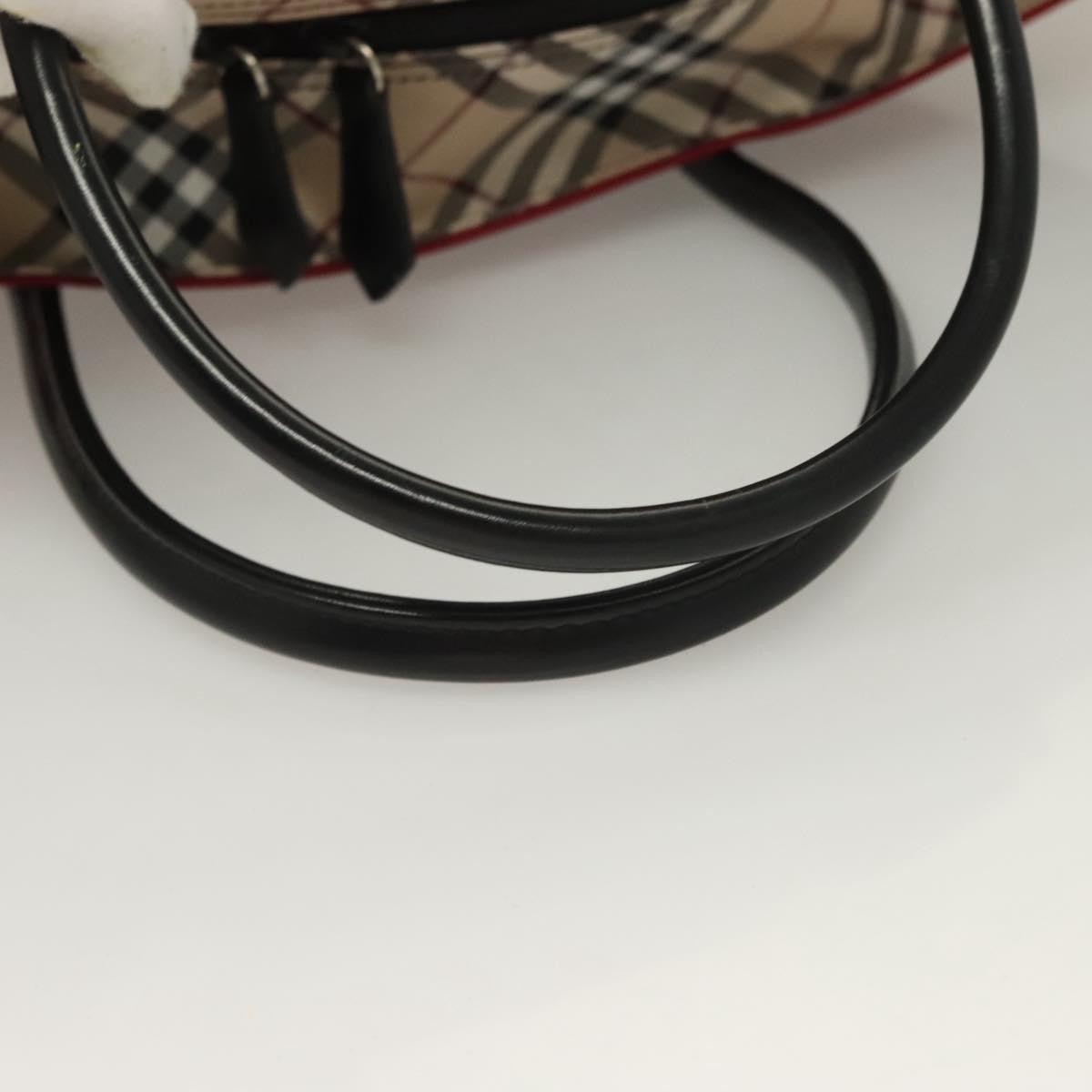 Burberry Nova Check Tote Nylon, RED, NYLON, Tote bag