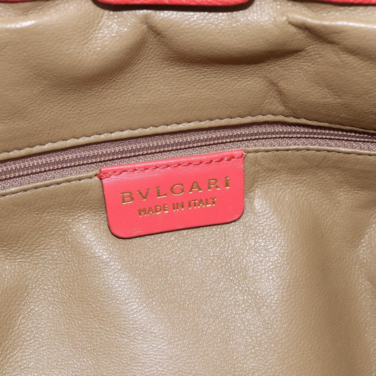 Bvlgari Chandra Top Handle Bag Leather, PINK, LEATHER, Tote bag