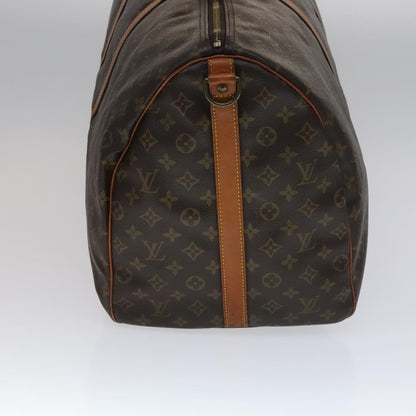 Louis Vuitton Keepall Bandouliere Bag Monogram Canvas, BROWN, CANVAS, Travel bag