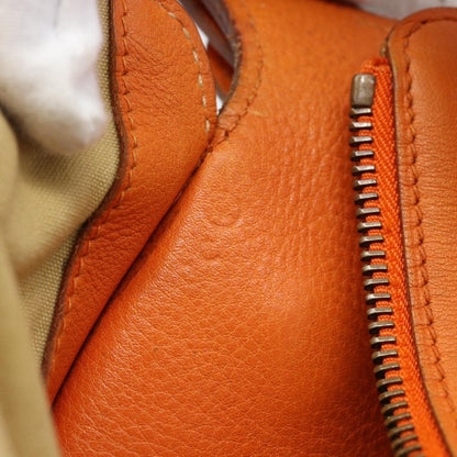 Hermes Sac Doremi Bag Leather, Orange, Leather, Shoulder Bag