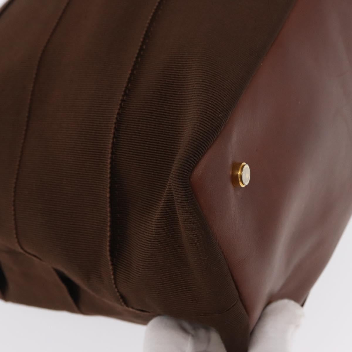 Salvatore Ferragamo Vala tote Canvas, BROWN, CANVAS, Tote bag