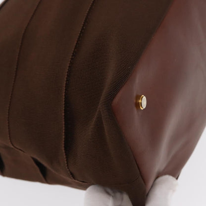 Salvatore Ferragamo Vala tote Canvas, BROWN, CANVAS, Tote bag