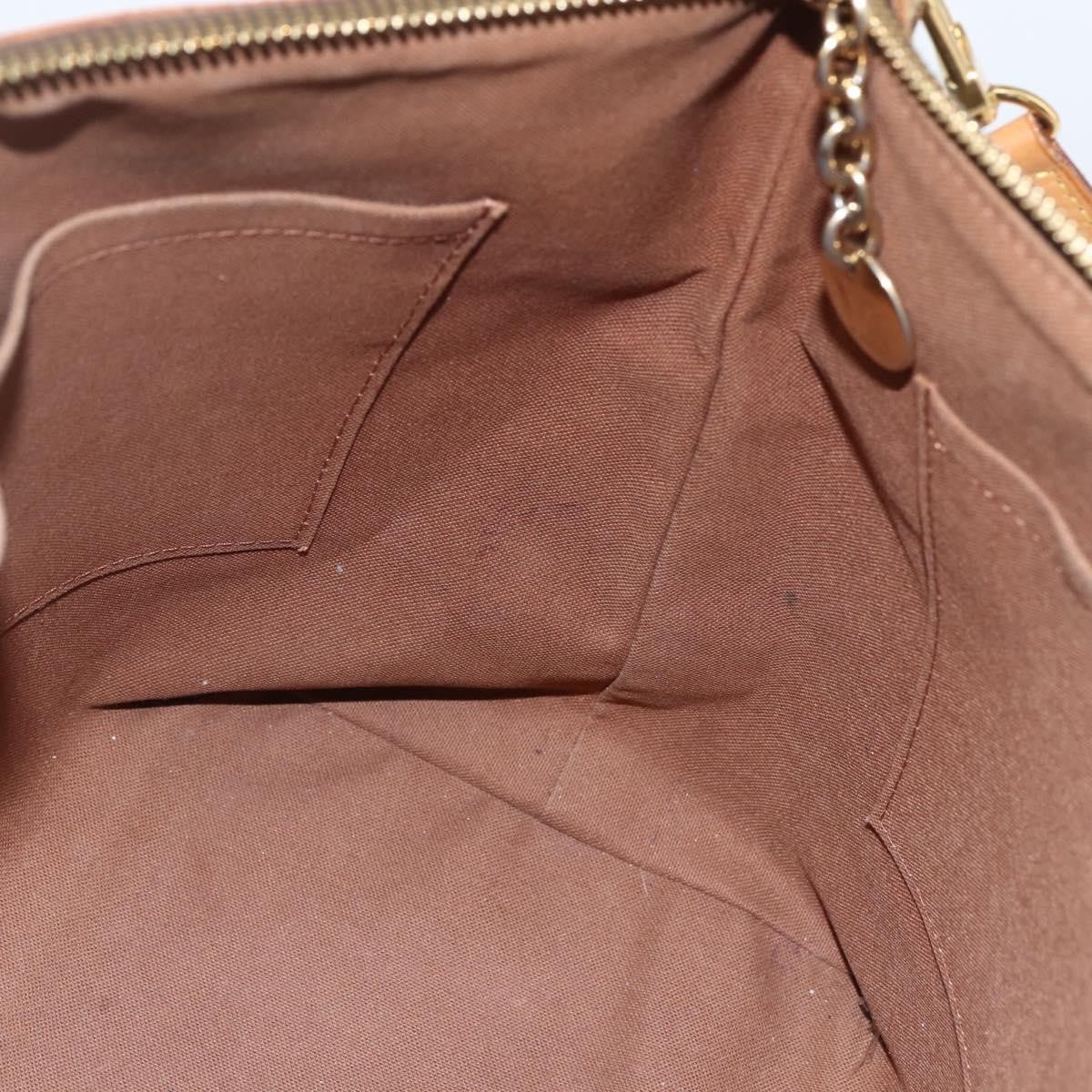 Louis Vuitton Palermo Handbag Monogram Canvas, BROWN, CANVAS, Tote bag