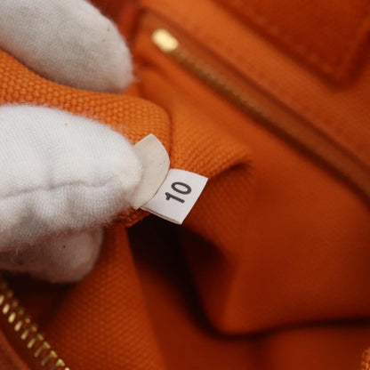 Prada Canapa Tote Canvas, ORANGE, CANVAS, Tote bag