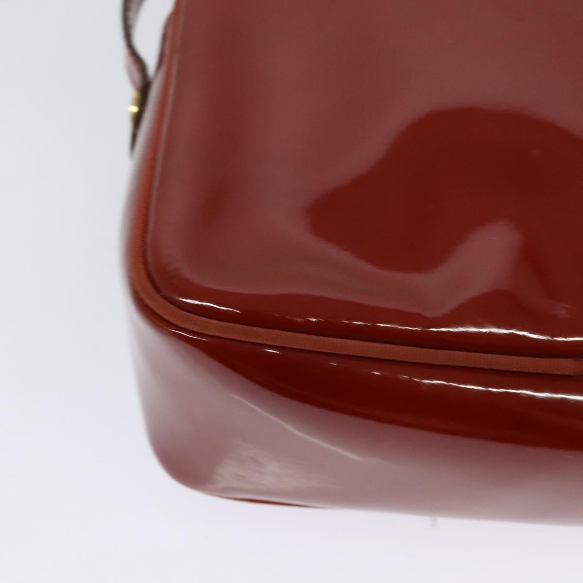 Salvatore Ferragamo Vala Shoulder Bag Patent Leather, RED, PATENT_LEATHER, Shoulder bag