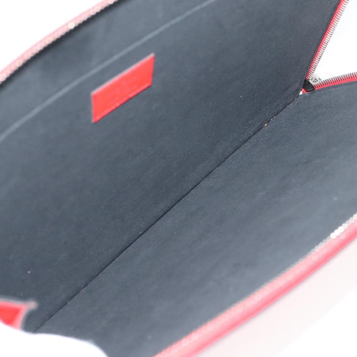 Louis Vuitton Pochette Jour Limited Edition Supreme Epi Leather, RED, LEATHER, Clutche & pouche