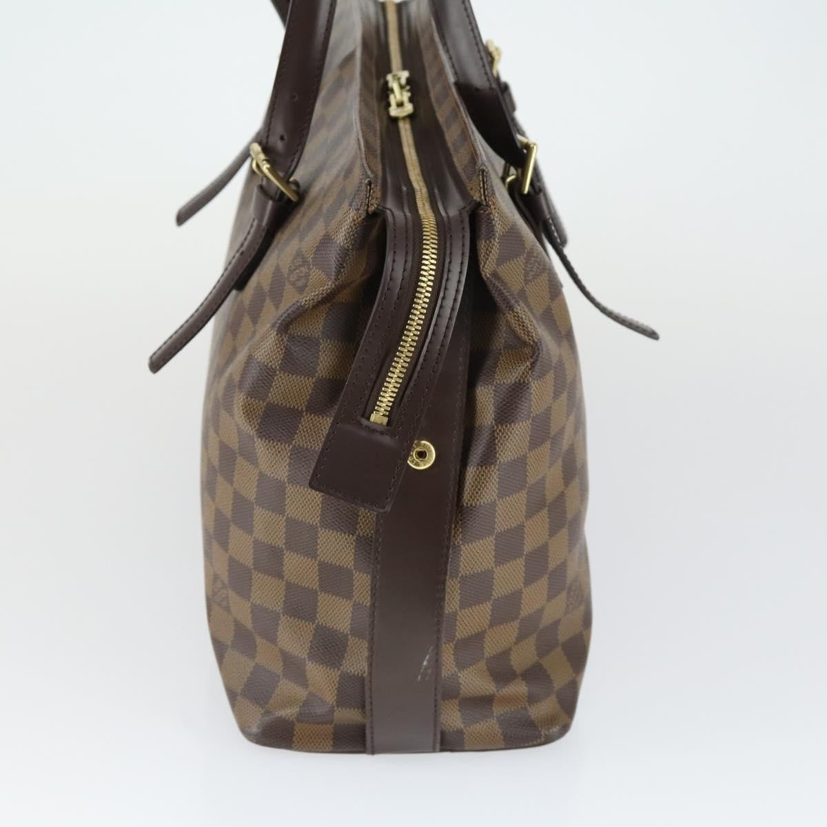 Louis Vuitton Chelsea Handbag Damier, BROWN, CANVAS, Tote bag