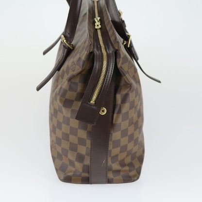 Louis Vuitton Chelsea Handbag Damier, BROWN, CANVAS, Tote bag