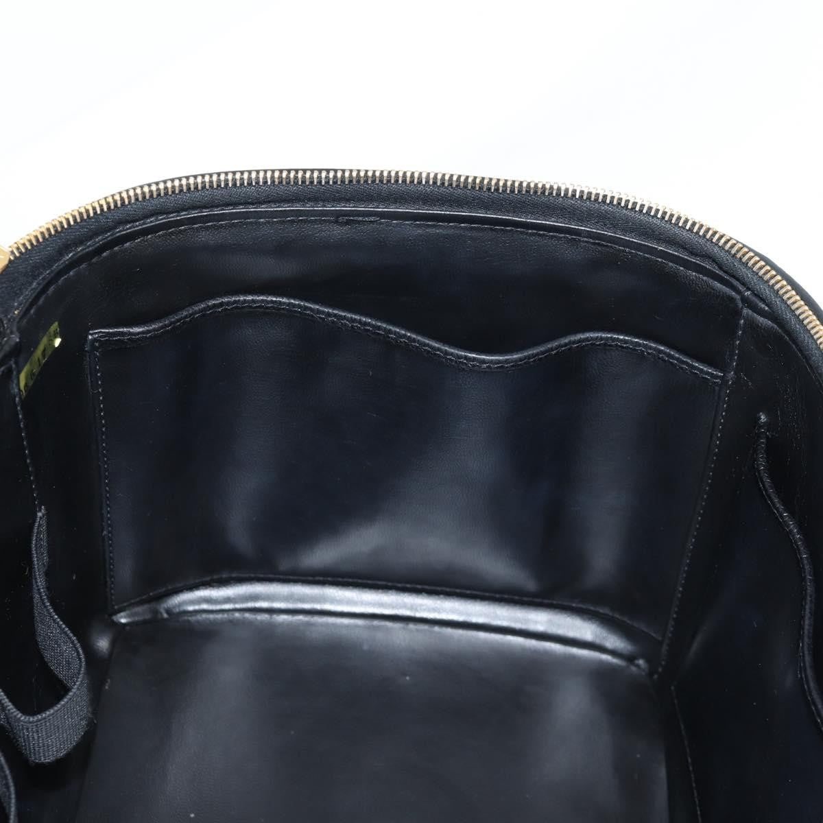 Chanel Vintage Timeless Vanity Case Caviar, BLACK, LEATHER, Toiletry Case