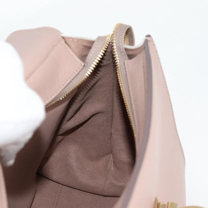 Salvatore Ferragamo Sofia Satchel Leather, PINK, LEATHER, Handbag