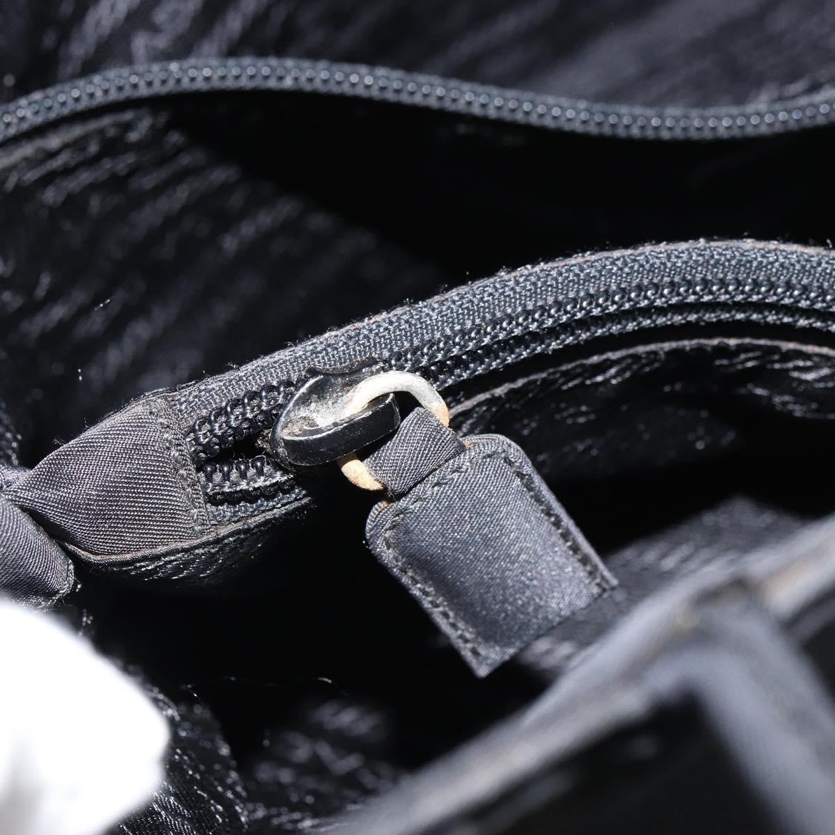 Prada Vintage Tote Tessuto, BLACK, NYLON, Tote bag