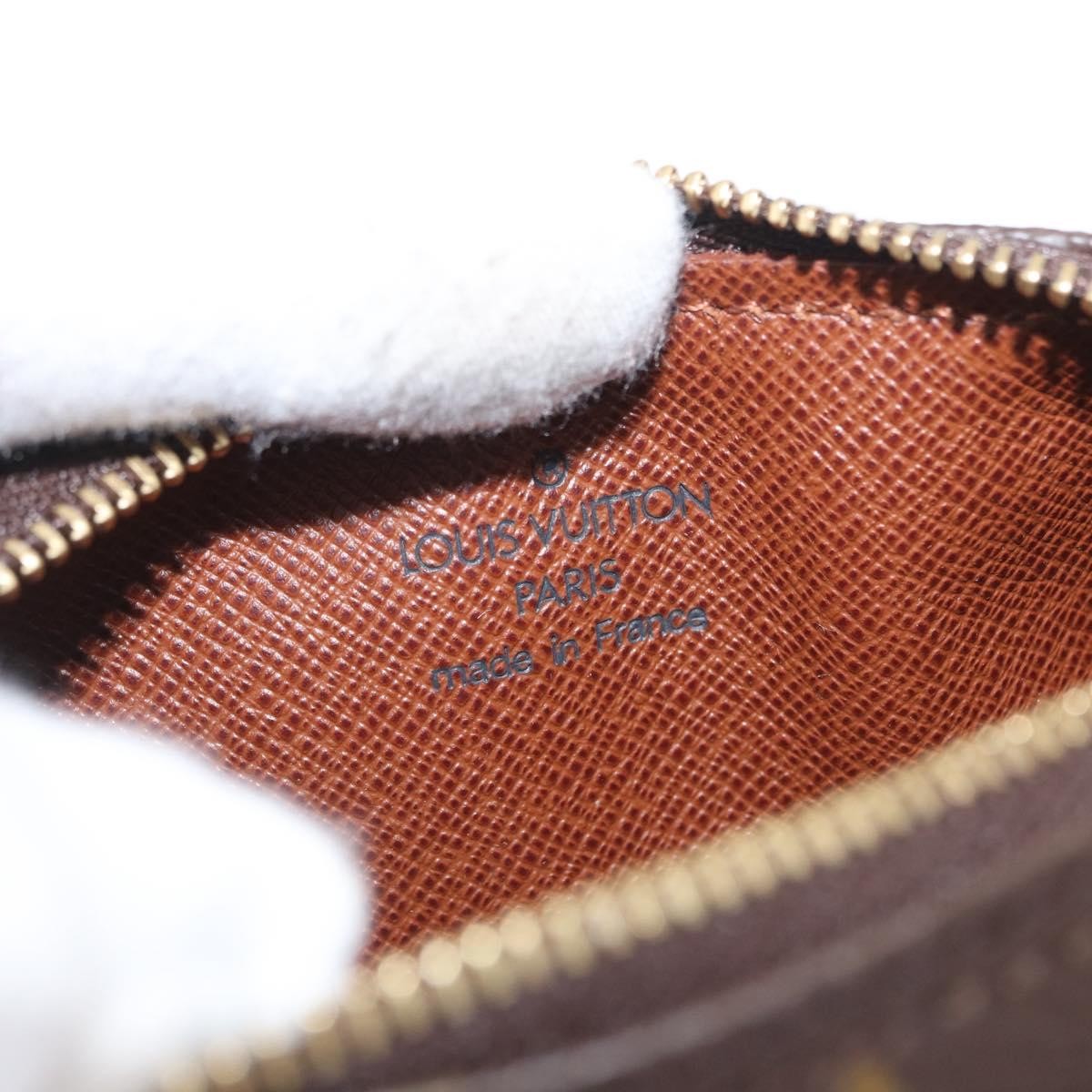 Louis Vuitton Papillon Pochette Monogram Canvas, BROWN, CANVAS, Clutche & pouche