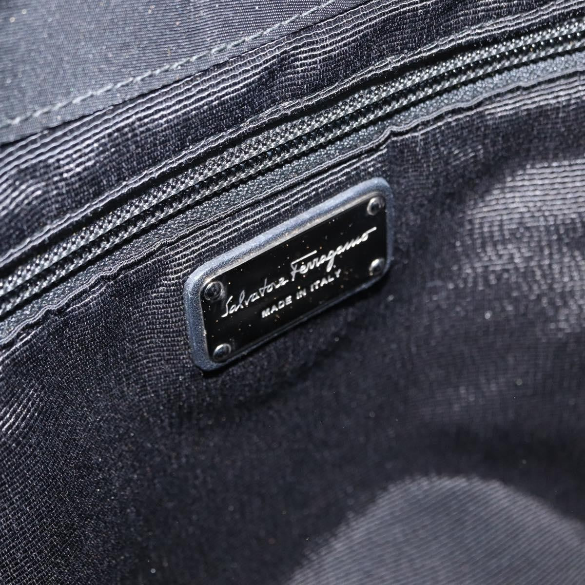 Salvatore Ferragamo Vala tote Nylon, BLACK, NYLON, Tote bag