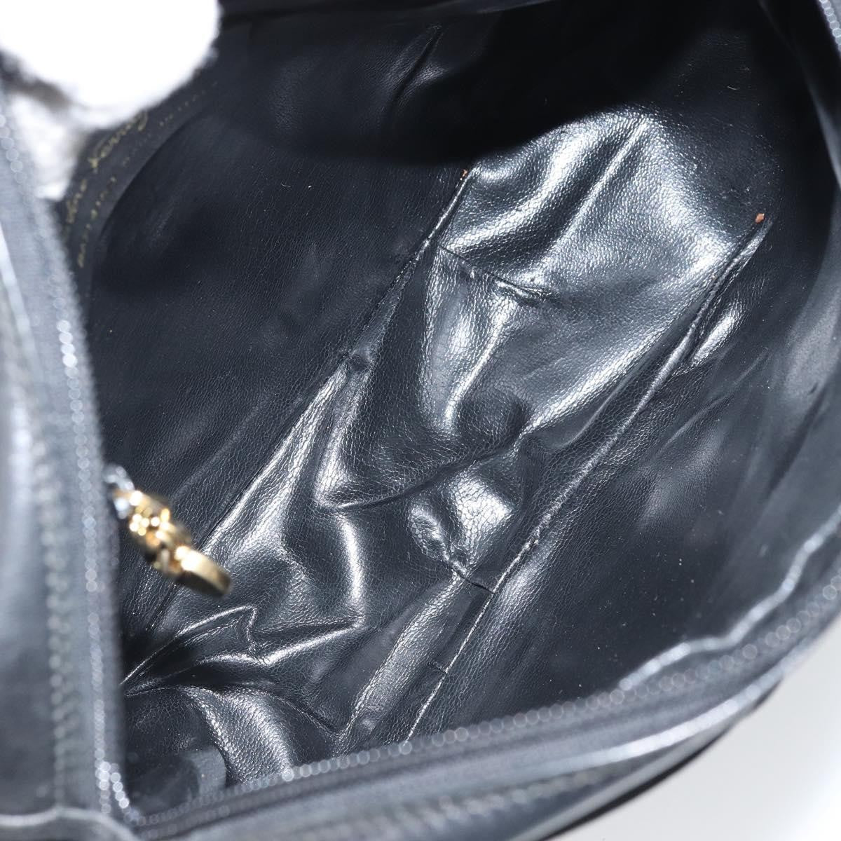 Salvatore Ferragamo Vara Bow camera Shoulder Bag Leather, BLACK, LEATHER, Shoulder bag