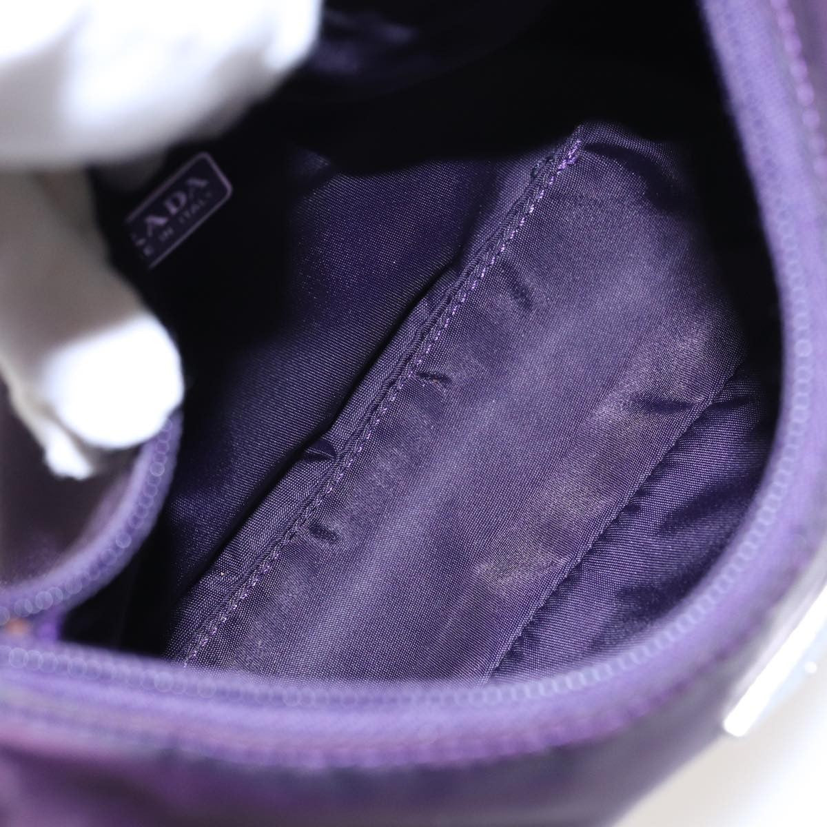 Prada Pochette Shoulder Bag Tessuto, PURPLE, NYLON, Clutche & pouche
