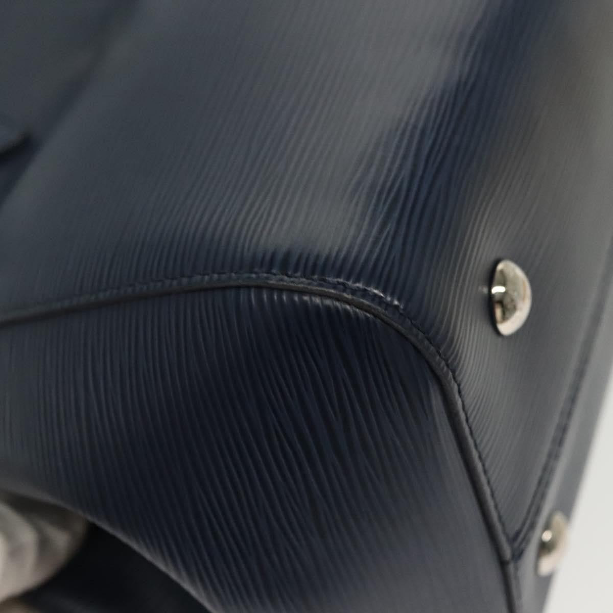 Louis Vuitton Marly Handbag Epi Leather, NAVY, LEATHER, Handbag