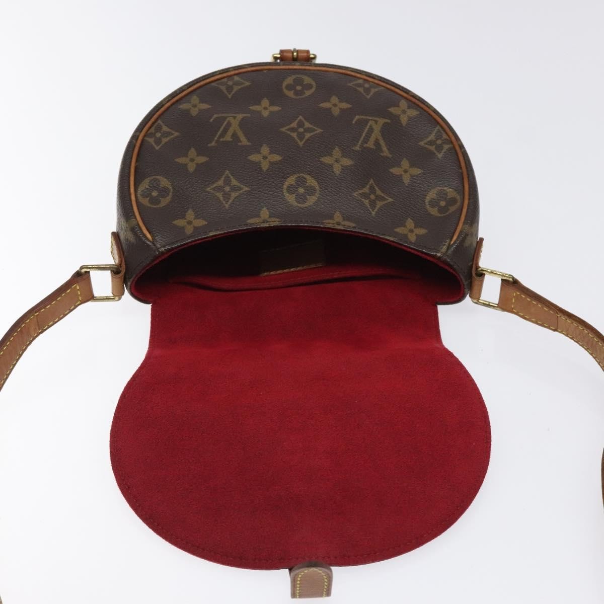 Louis Vuitton Tambourine Handbag Monogram Canvas, BROWN, CANVAS, Shoulder bag