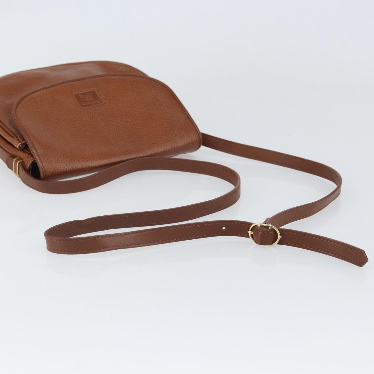 Burberry Vintage Shoulder Bag Leather, BROWN, LEATHER, Shoulder bag