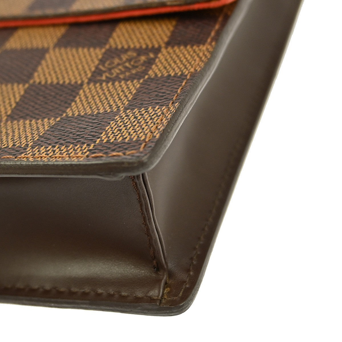 Louis Vuitton Portobello Messenger Damier, Brown, Canvas, Shoulder Bag