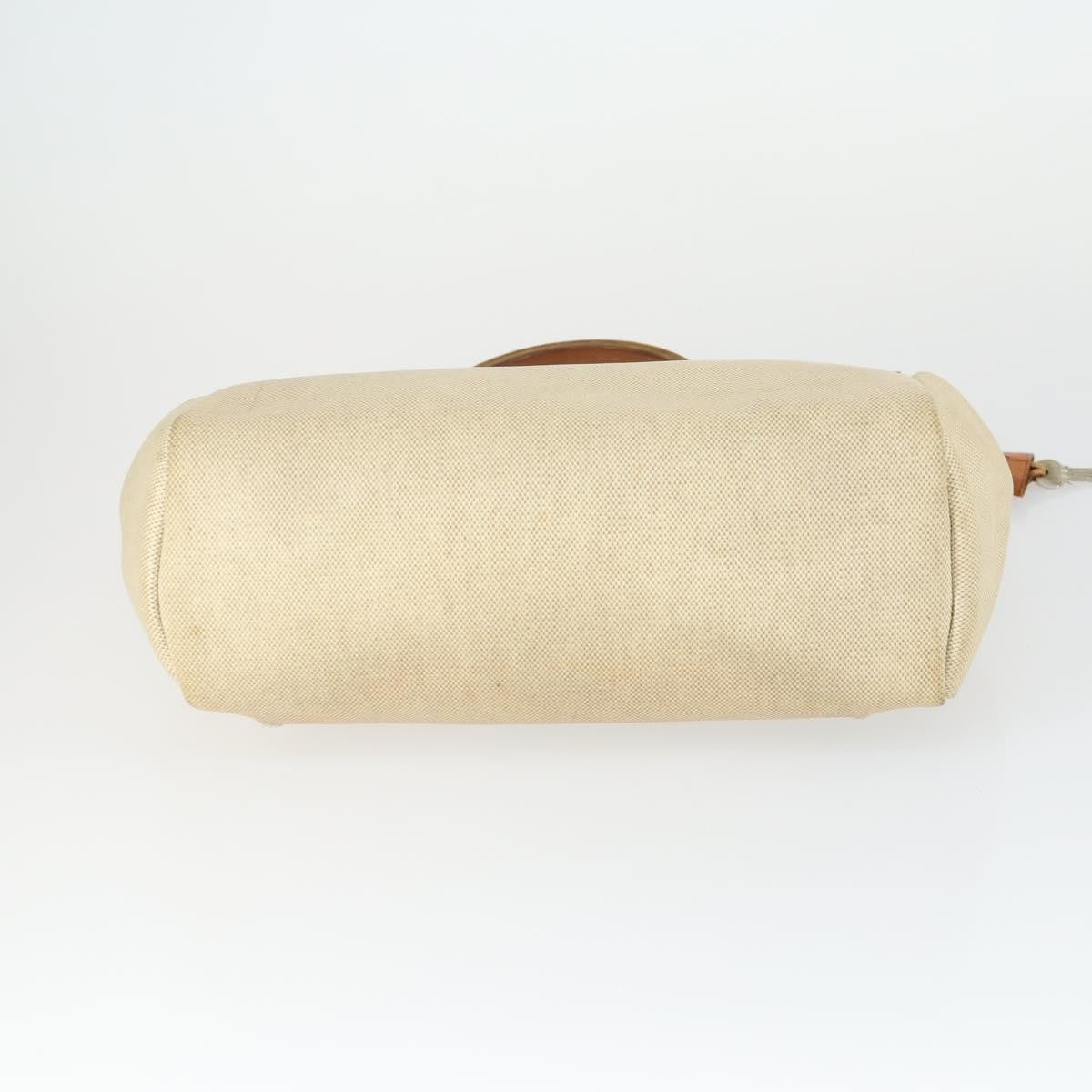 Hermes Herbag A Dos Backpack Toile, BEIGE, CANVAS, Backpack