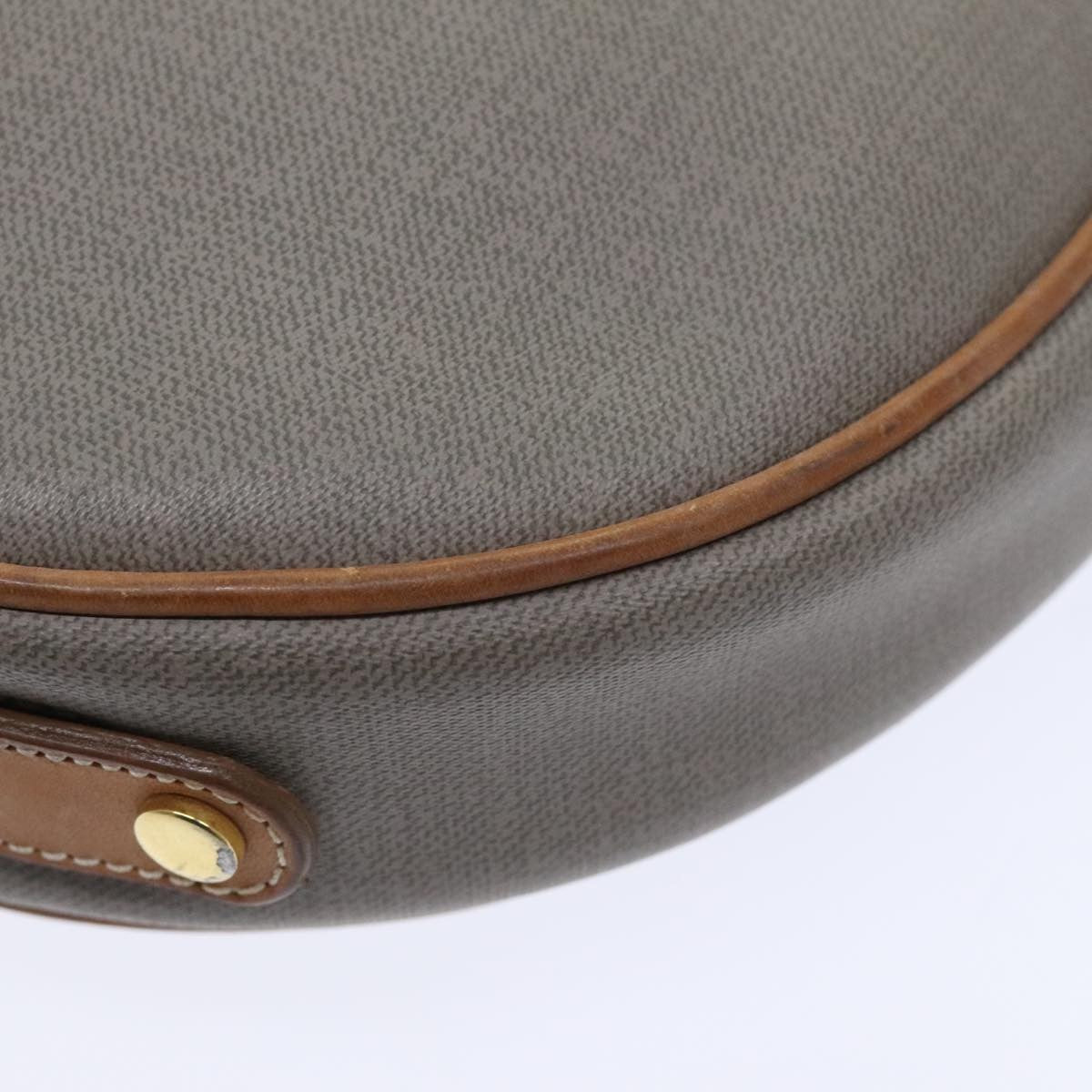 Christian Dior CD Shoulder bag Canvas and Leather, GRAY, CANVAS, Shoulder bag