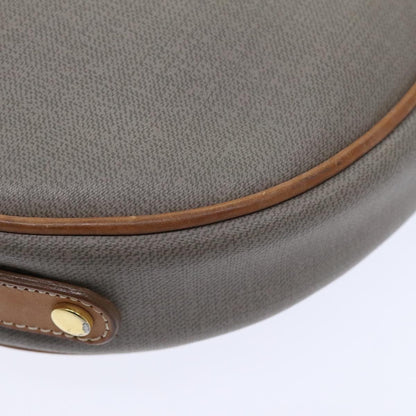 Christian Dior CD Shoulder bag Canvas and Leather, GRAY, CANVAS, Shoulder bag