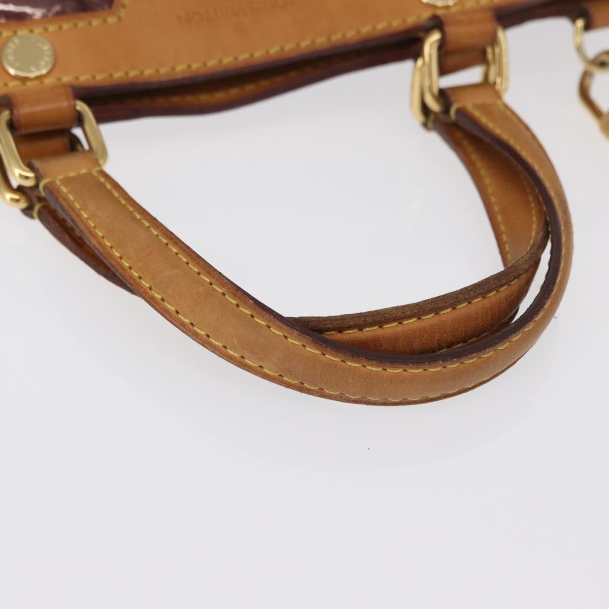 Louis Vuitton Brea Handbag Monogram Vernis, BURGUNDY, PATENT_LEATHER, Handbag
