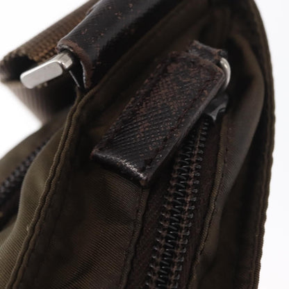 Prada Front Pocket Messenger Bag Tessuto, KHAKI, NYLON, Shoulder bag