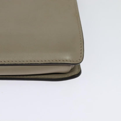 Chloe Faye Shoulder Bag Leather and Suede, BEIGE, LEATHER, Shoulder bag