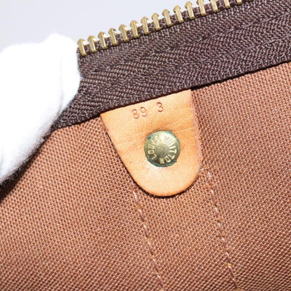 Louis Vuitton Keepall Bag Monogram Canvas, BROWN, CANVAS, Travel bag