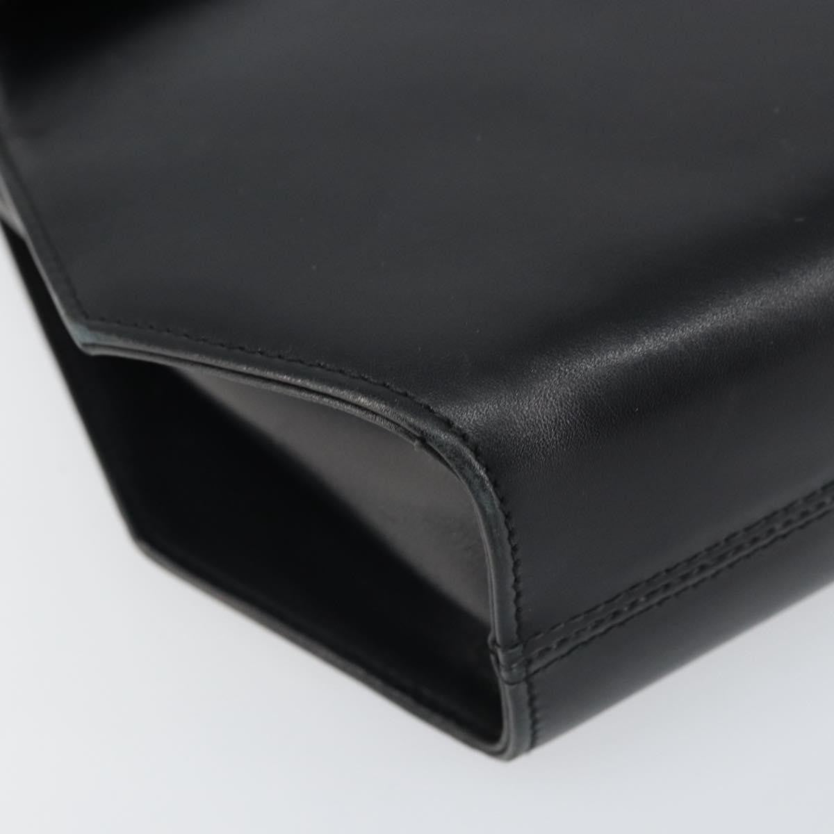 Salvatore Ferragamo Vintage Shoulder Bag Leather, BLACK, LEATHER, Shoulder bag