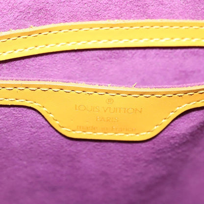 Louis Vuitton Saint Jacques Handbag Epi Leather, YELLOW, LEATHER, Handbag