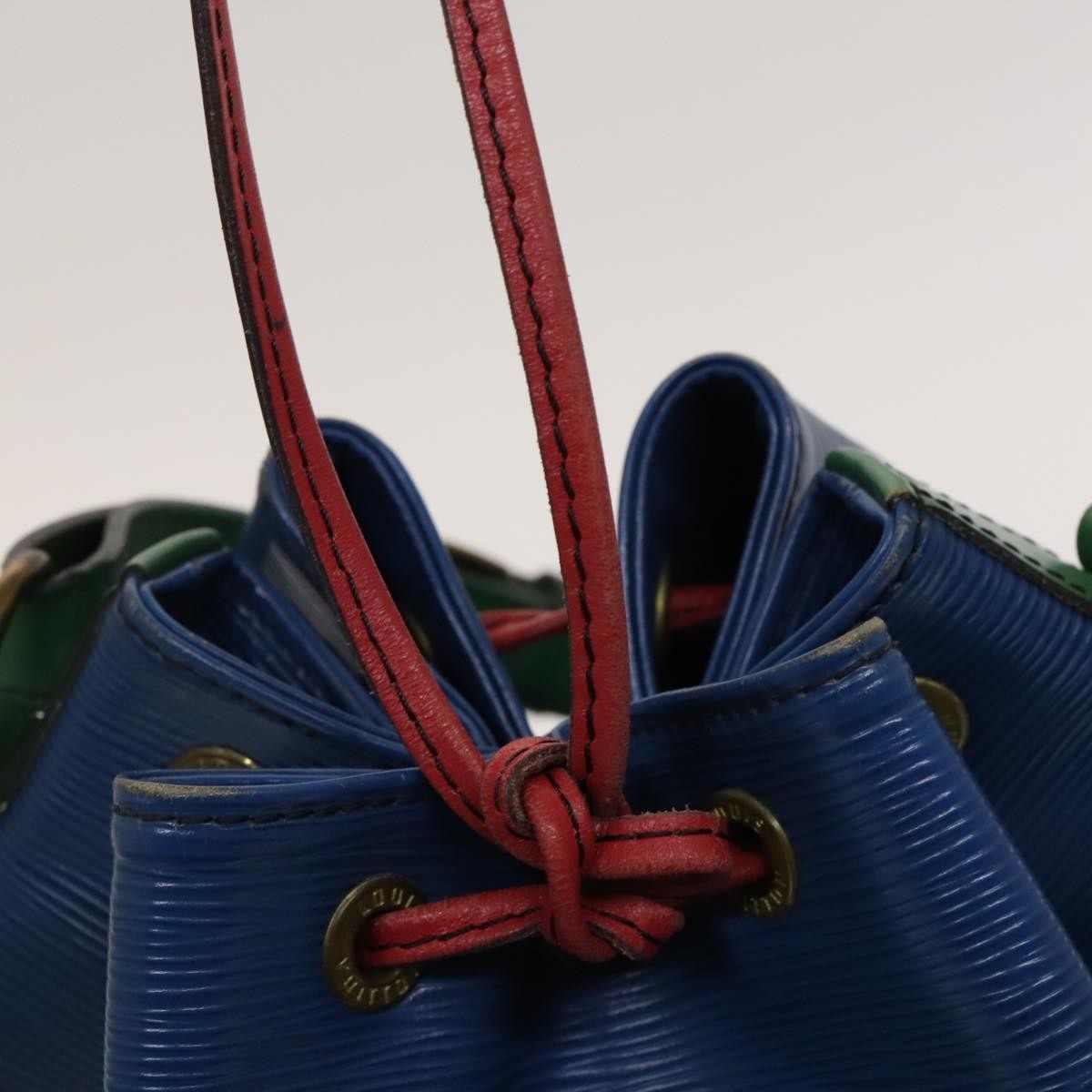 Louis Vuitton Tricolor Noe Handbag Epi Leather, BLUE, LEATHER, Handbag