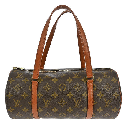 Louis Vuitton Papillon Handbag Monogram Canvas, Brown, Canvas, Handbag