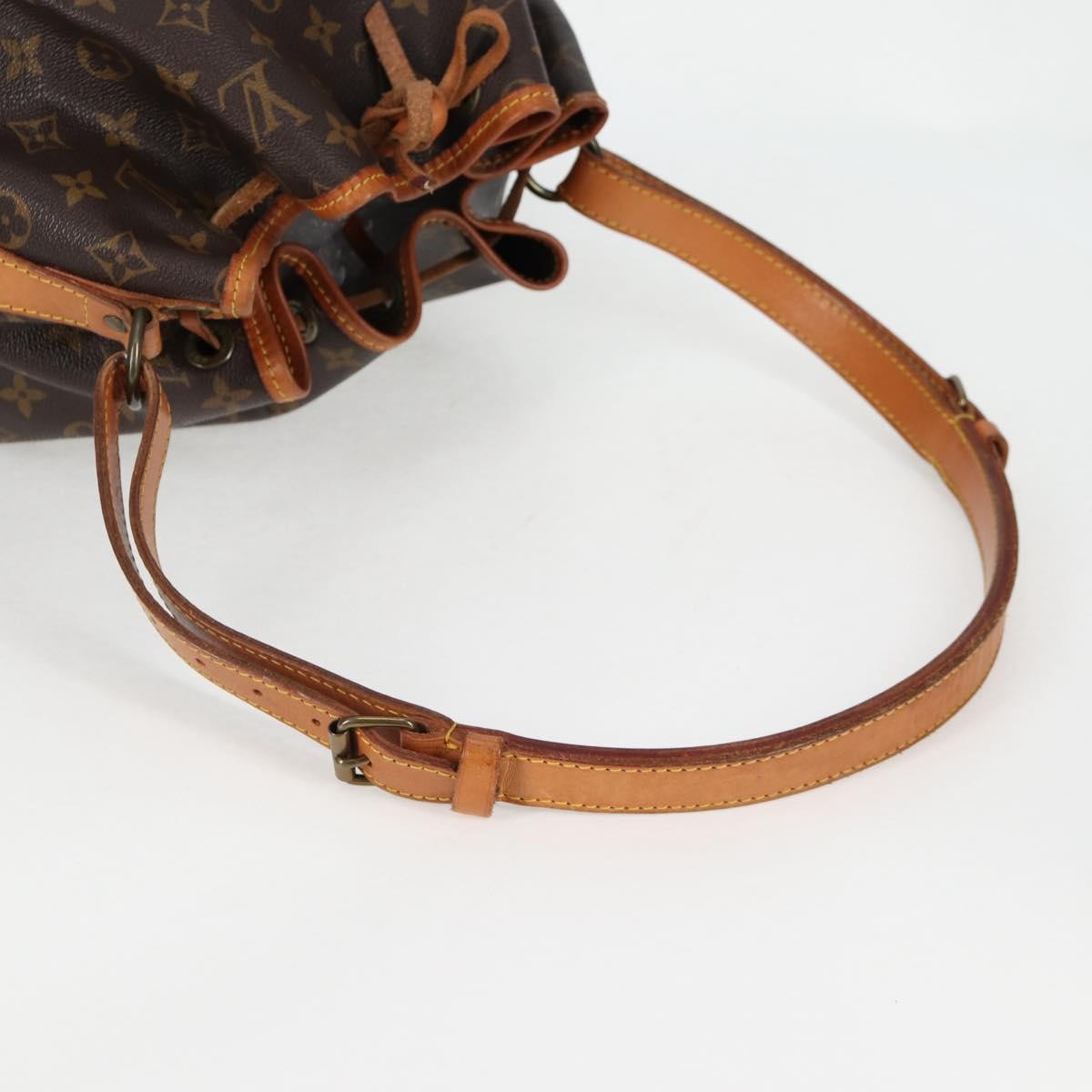 Louis Vuitton Petit Noe Handbag Monogram Canvas, BROWN, CANVAS, Handbag