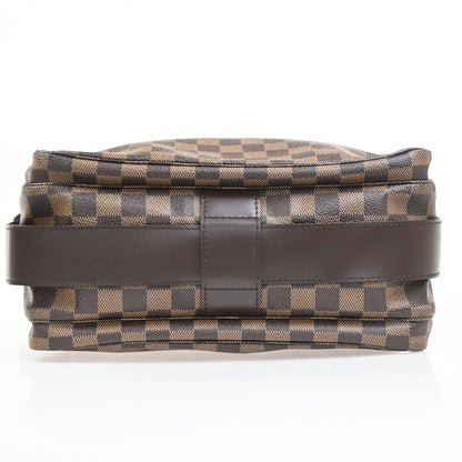Louis Vuitton Naviglio Handbag Damier, Brown, Canvas, Shoulder Bag