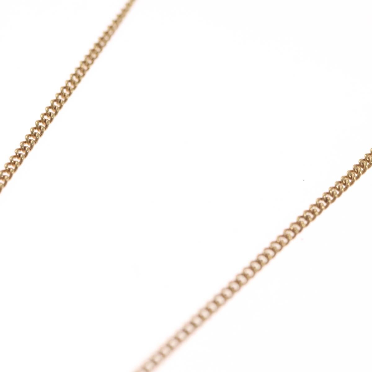 Christian Dior Vintage CD Pendant Necklace Metal, GOLD, METAL, Necklace