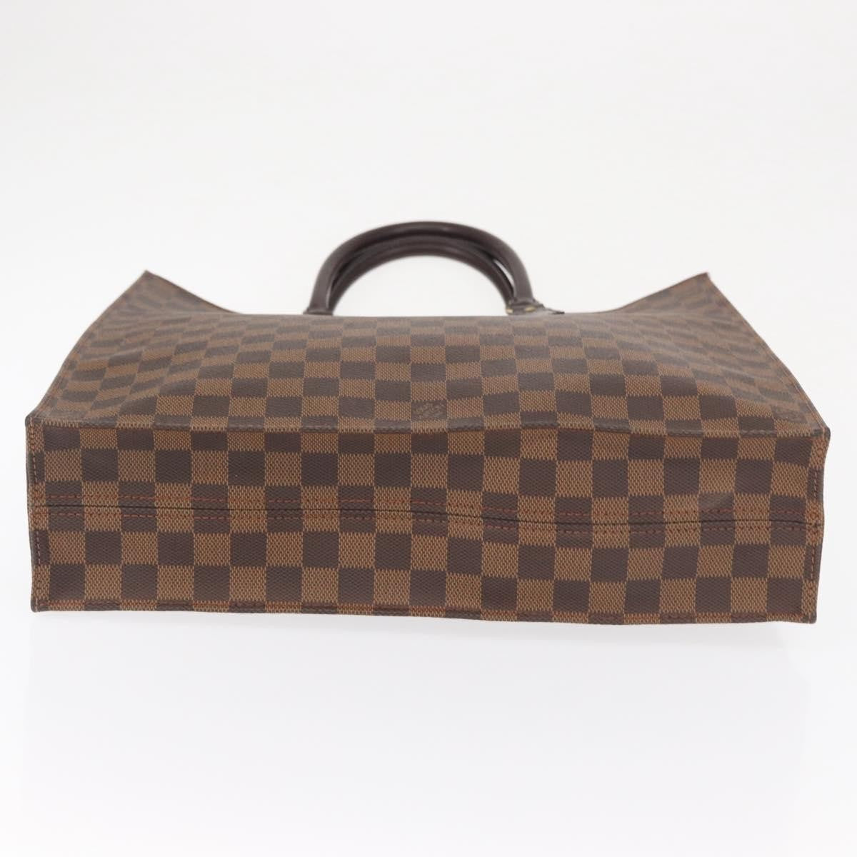 Louis Vuitton Sac Plat Bag Damier, BROWN, CANVAS, Handbag