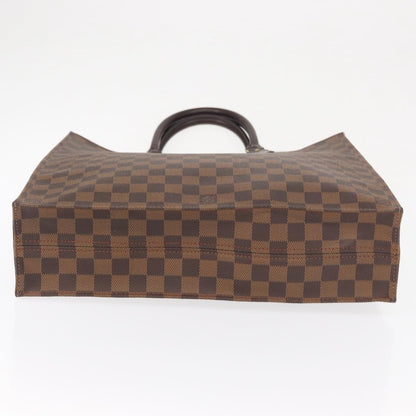Louis Vuitton Sac Plat Bag Damier, BROWN, CANVAS, Handbag