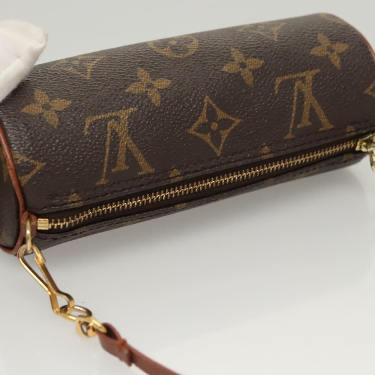 Louis Vuitton Papillon Pochette Monogram Canvas, BROWN, CANVAS, Handbag