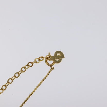 Christian Dior CD Pendant Necklace Metal, GOLD, METAL, Necklace