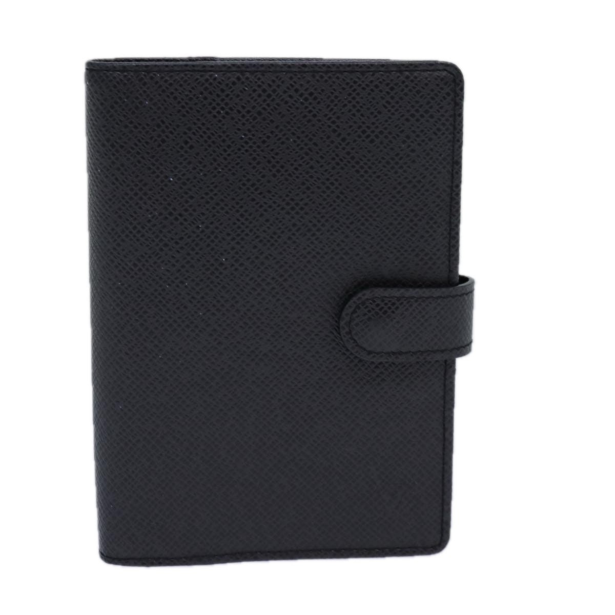 Louis Vuitton Agenda Cover Epi Leather, BLACK, LEATHER, Toiletry Case